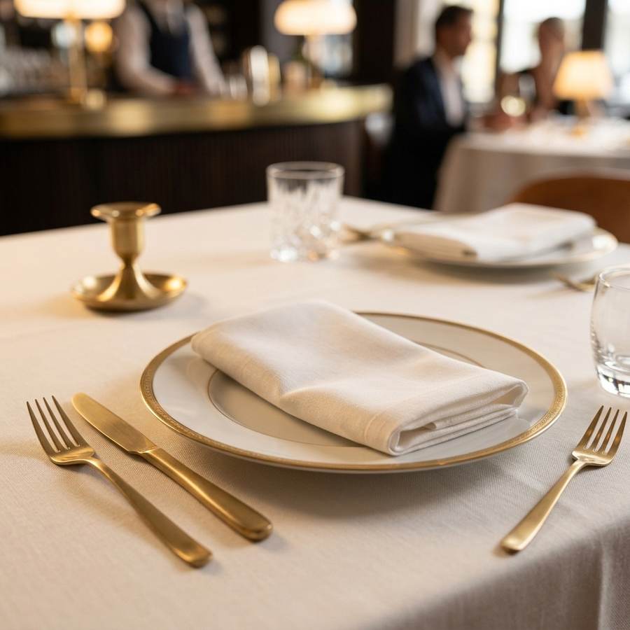Eleganter Restauranttisch