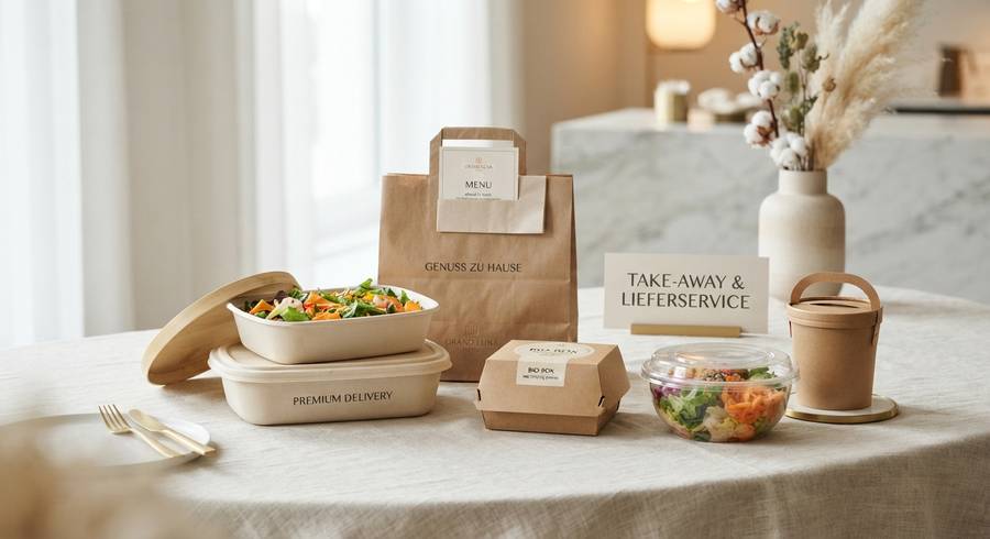 Take-away & Lieferservice: Serviettenbedarf